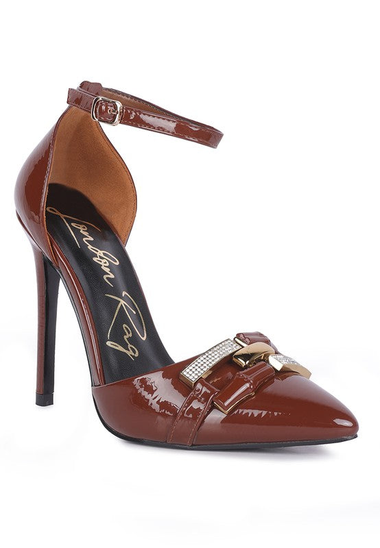 Buckle Stiletto Pumps