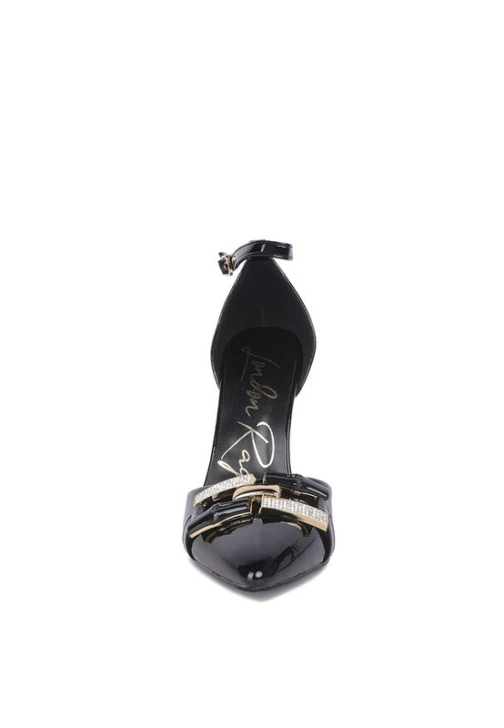 Buckle Stiletto Pumps