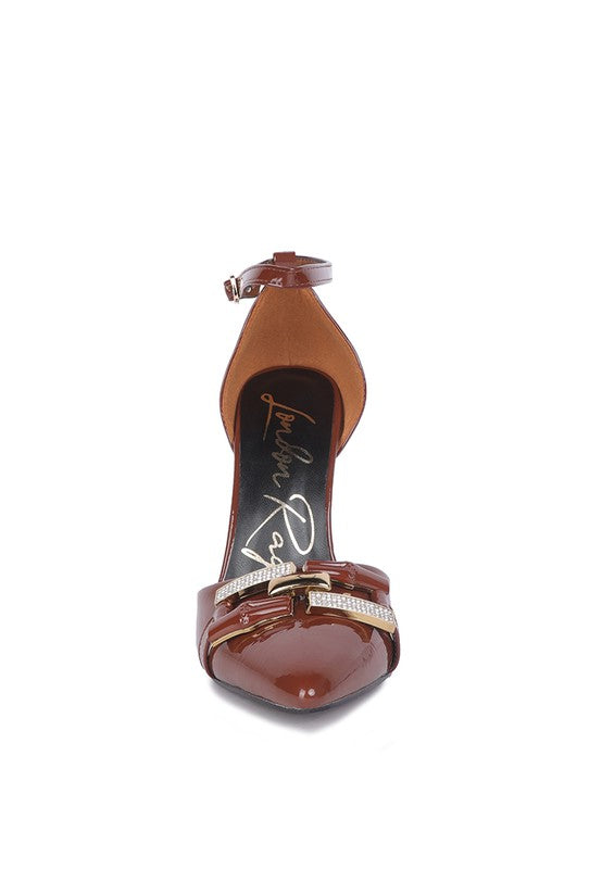 Buckle Stiletto Pumps