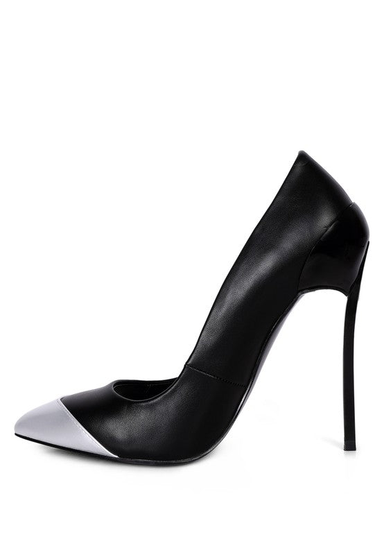 PU Pointed Toe Stiletto Pumps