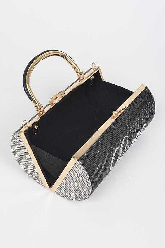 LOVE Rhinestone Clutch Handbag