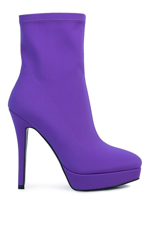 High Heel Lycra Boots