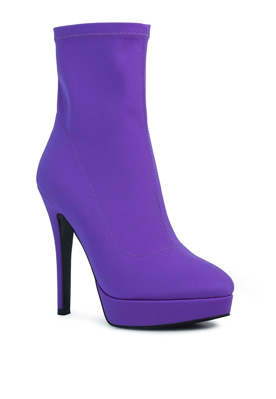 High Heel Lycra Boots