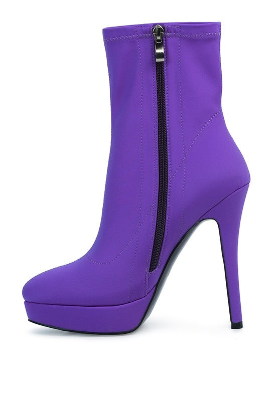 High Heel Lycra Boots