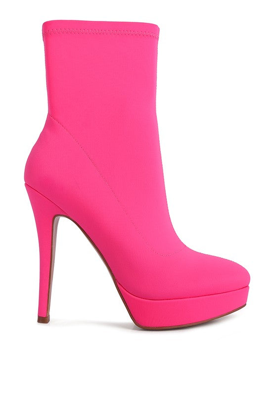 High Heel Lycra Boots