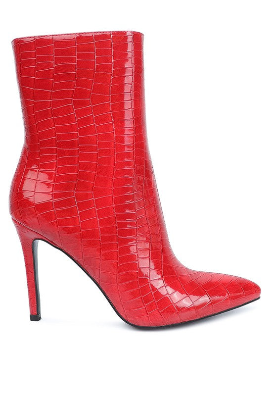 Patent High Heel Boots