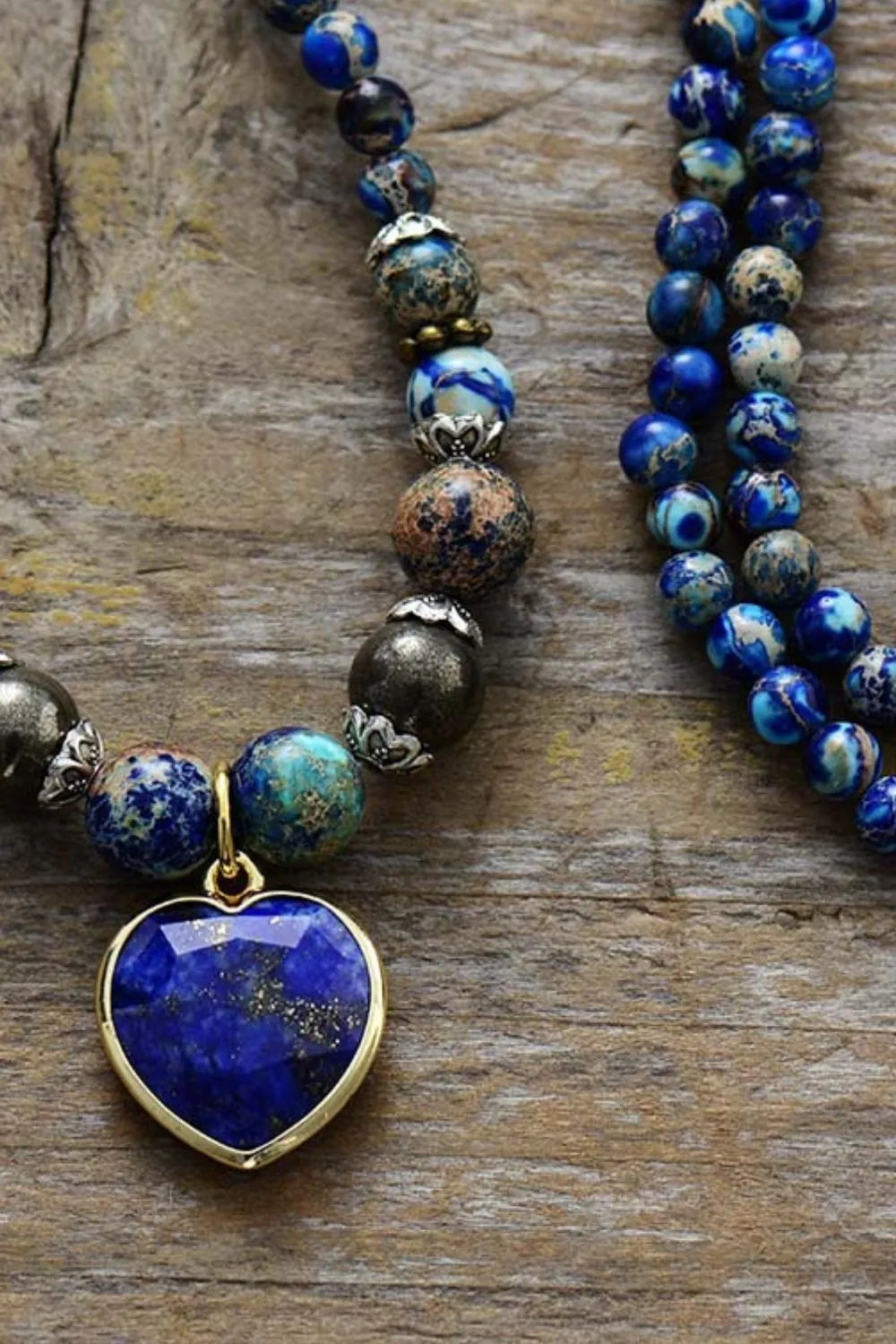 Imperial Stone Heart Three-Layered Bracelet - alternate jewelry view