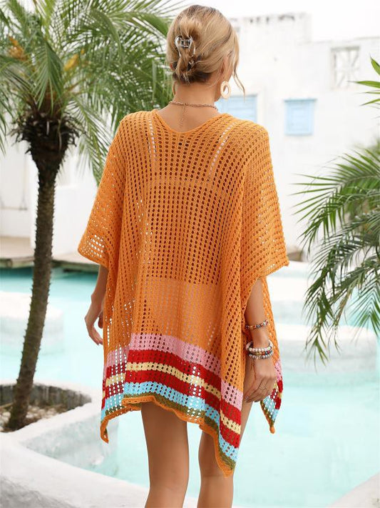 Open Knit Crochet Cover-Up