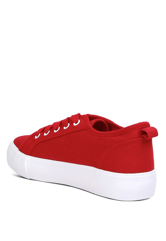Knitted Platform Sneakers