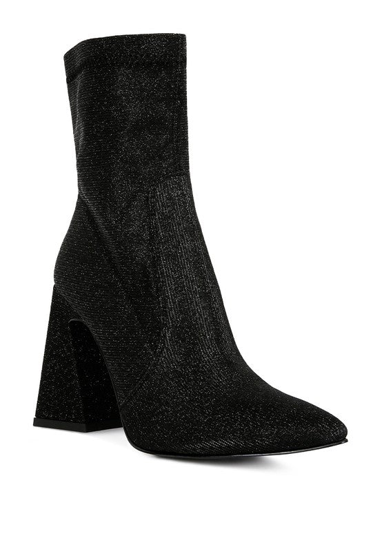 Shimmer Ankle Boots