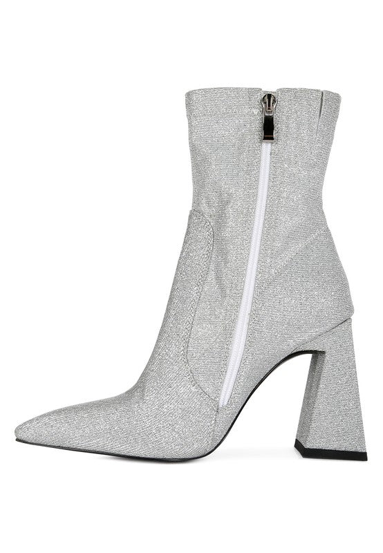 Shimmer Ankle Boots