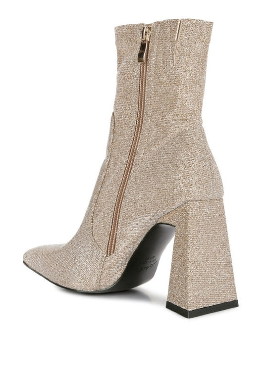 Shimmer Ankle Boots