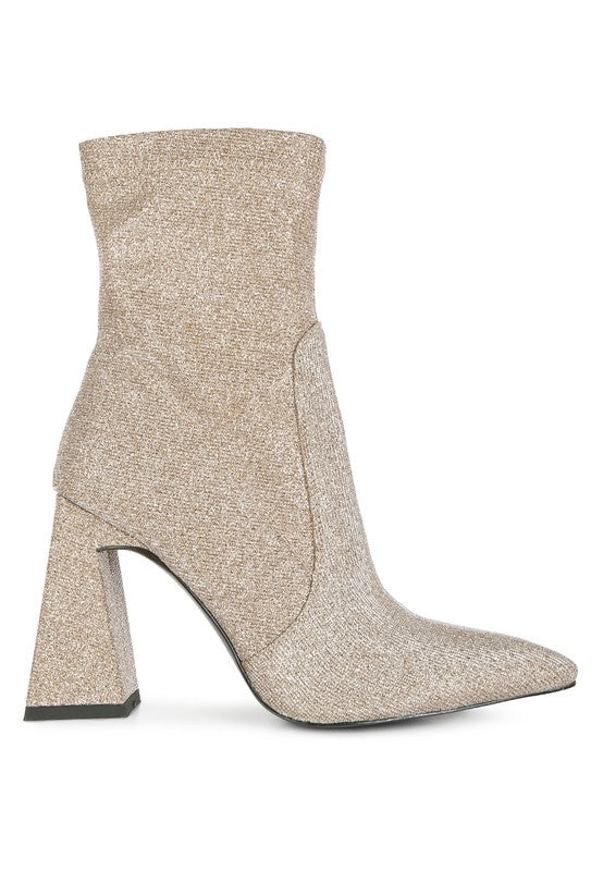 Shimmer Ankle Boots