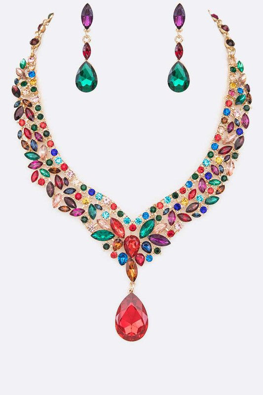 Crystal Necklace Set