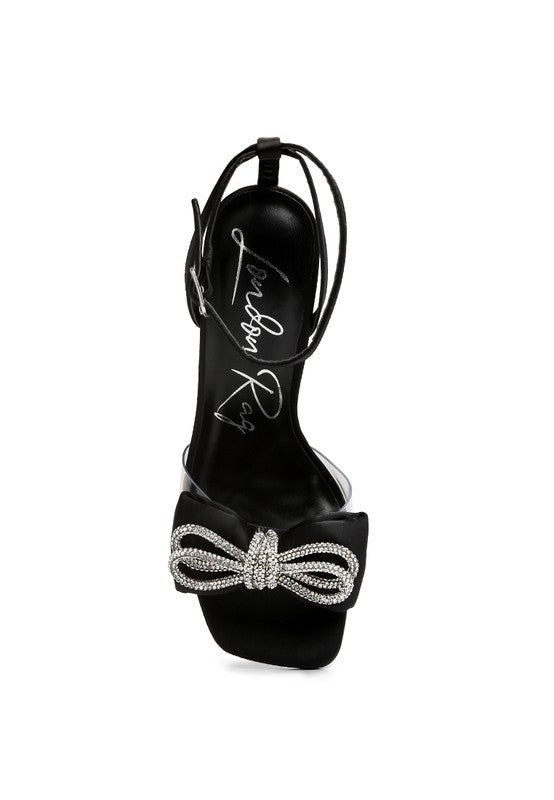 Bow Heeled Sandals