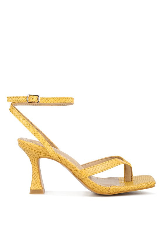 Thong Sandals with Pin Buckle