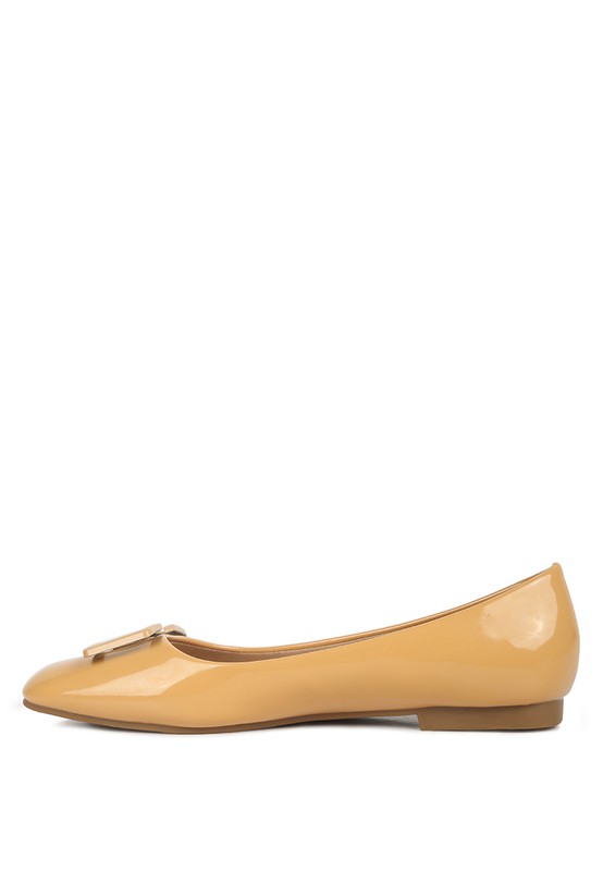 Patent Flat Ballerinas