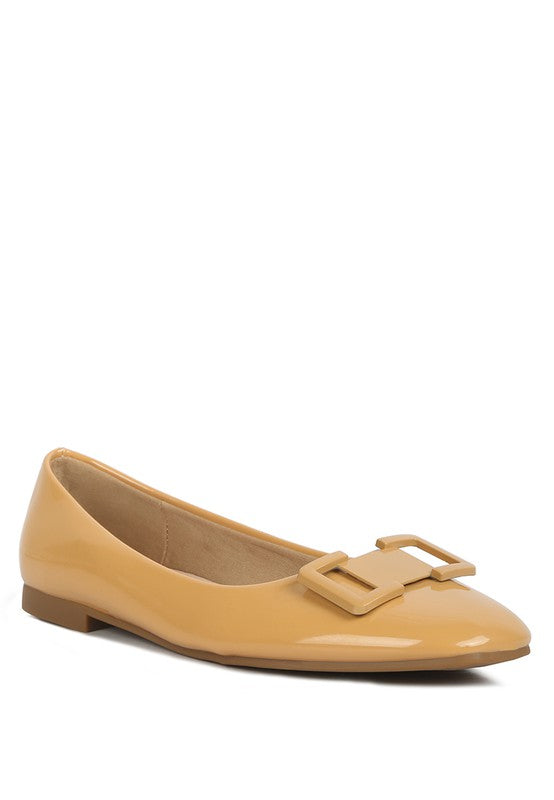 Patent Flat Ballerinas