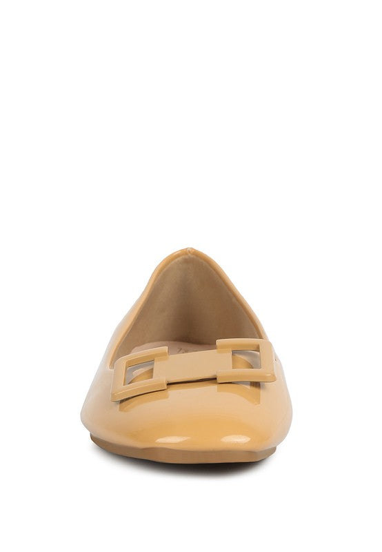 Patent Flat Ballerinas