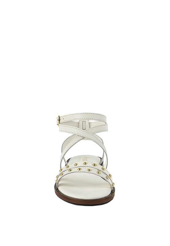 Studs Embellishment Strappy Sandals
