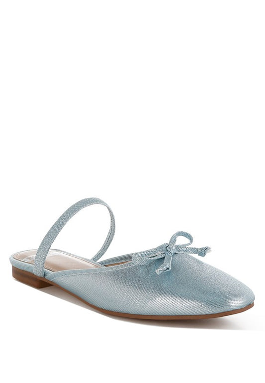 Glitter Ballet Mule Flats