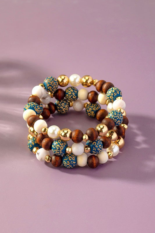 Wood Carved Bracelets