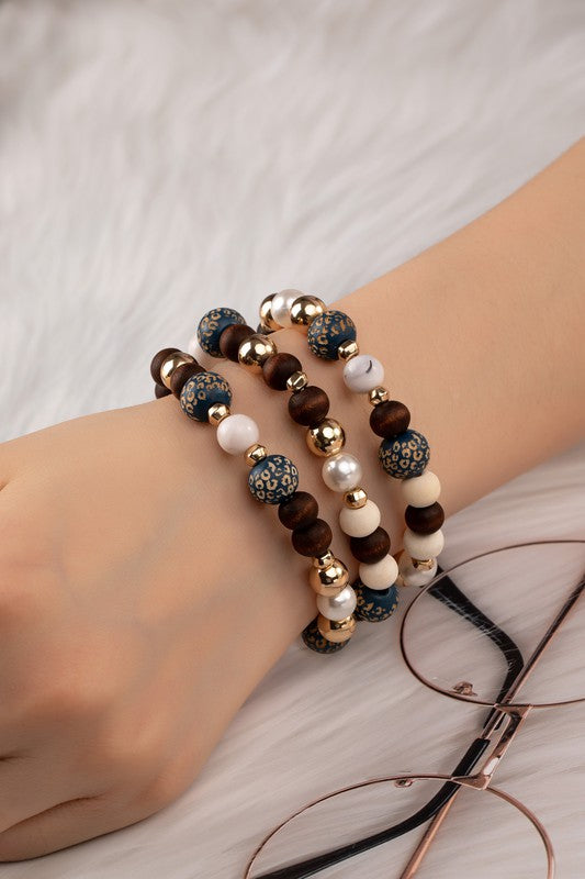 Wood Carved Bracelets