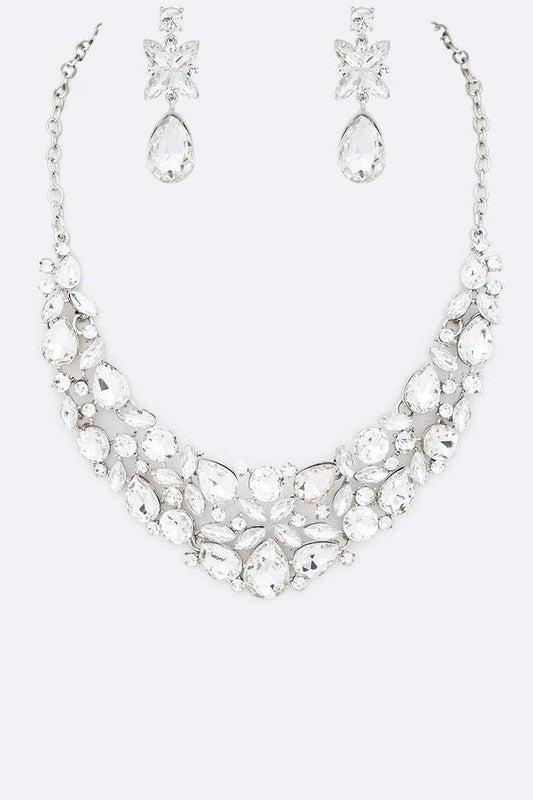 Mix Crystal Necklace Set