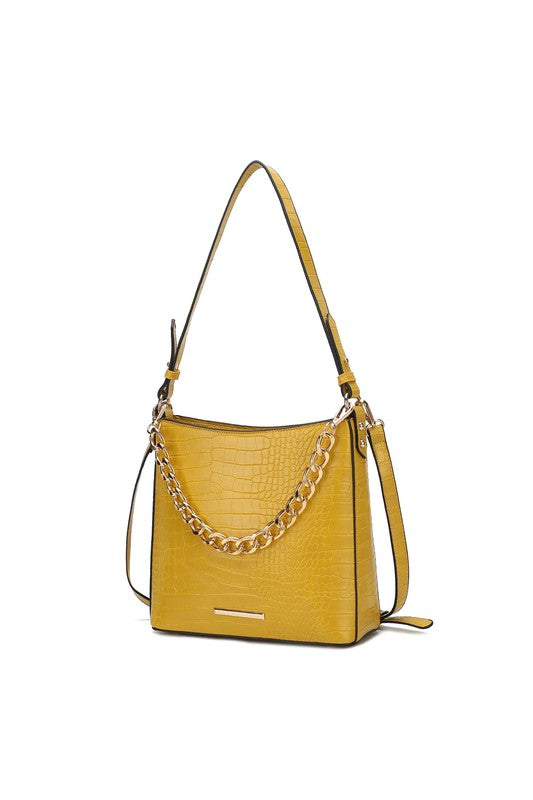 MKF Faux Crocodile Handbag