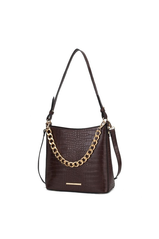 MKF Faux Crocodile Handbag