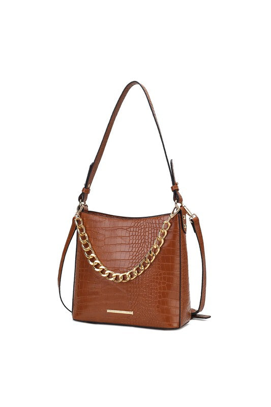 MKF Faux Crocodile Handbag