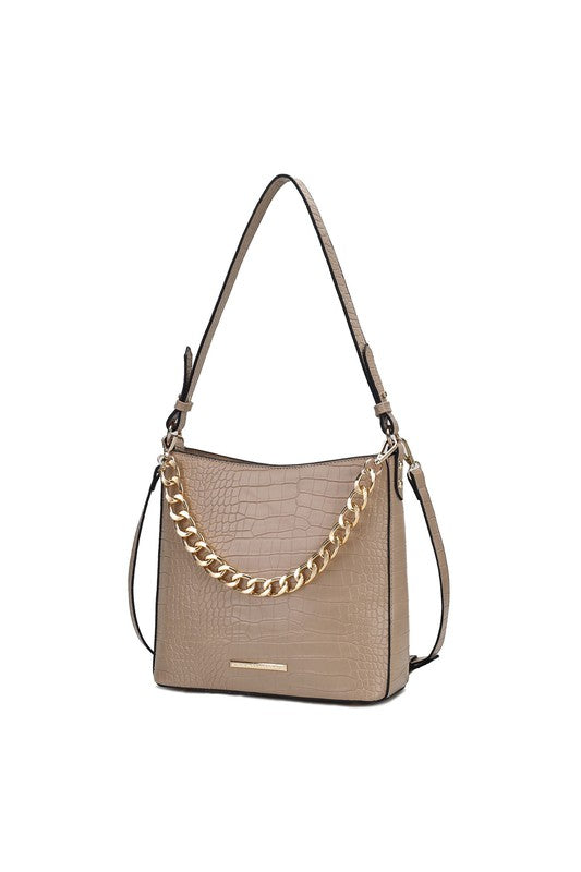 MKF Faux Crocodile Handbag
