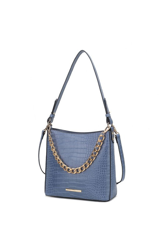 MKF Faux Crocodile Handbag