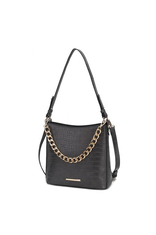 MKF Faux Crocodile Handbag