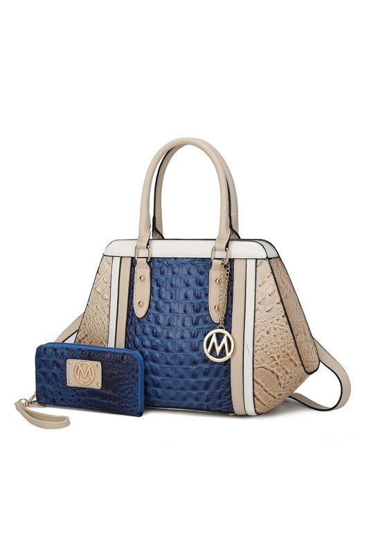 Daisy Croco Satchel Set