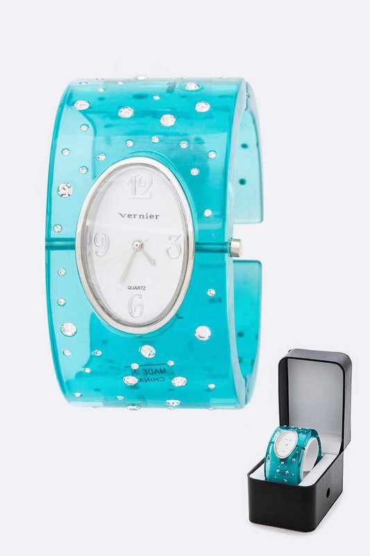 Acrylic Bangle Watch