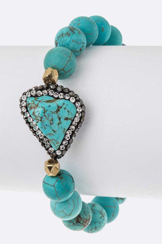 Turquoise Stretch Bracelet