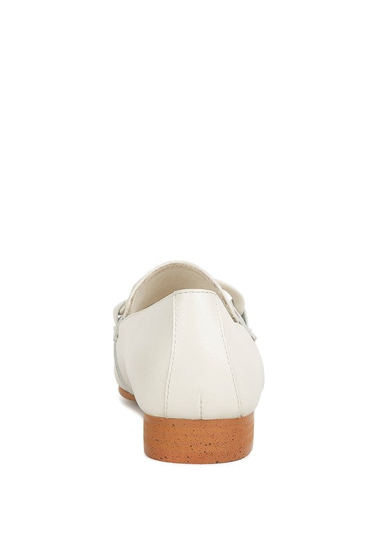 Chunky Chain Leather Loafers