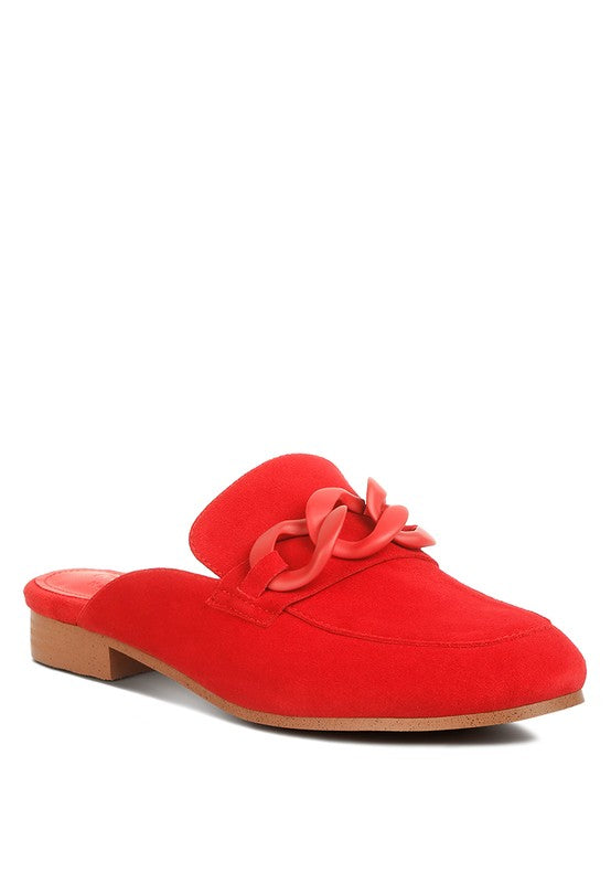 Suede Slip On Loafers