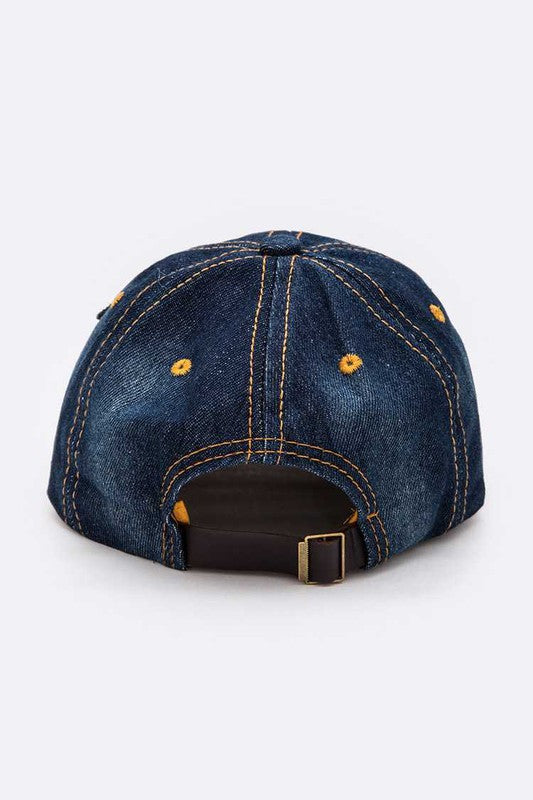 PRIDE Rainbow Denim Cap