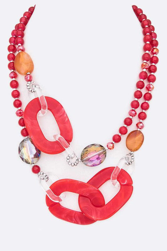 Stone Layer Necklace
