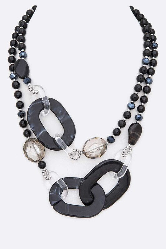 Stone Layer Necklace