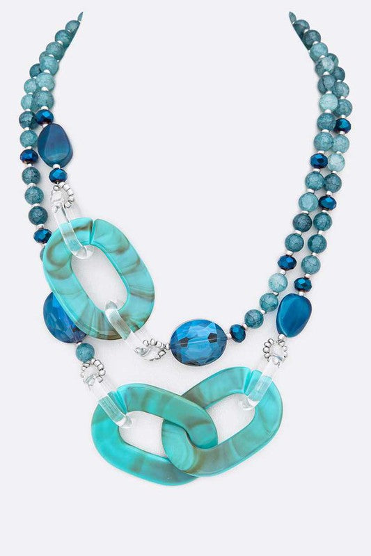 Stone Layer Necklace