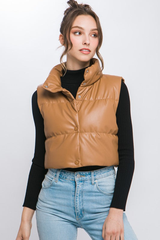 Snap Button Puffer