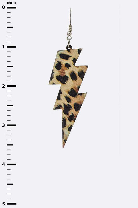 Lightening Bolt Acrylic Earrings