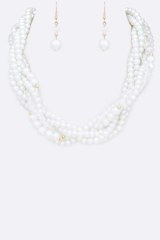 Braided Necklace Set