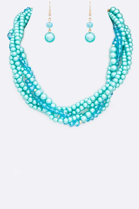 Braided Necklace Set