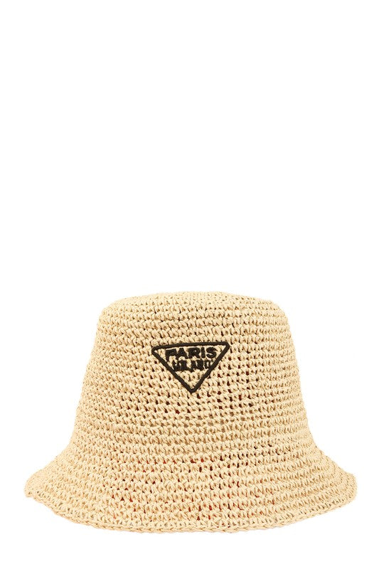 PARIS Embroidery Bucket Hat
