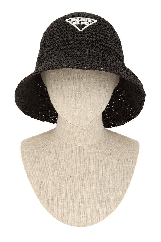 PARIS Embroidery Bucket Hat
