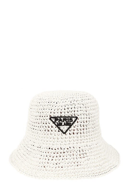 PARIS Embroidery Bucket Hat
